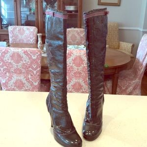 Marc Jacobs Brown Knee High Heels Boots 10